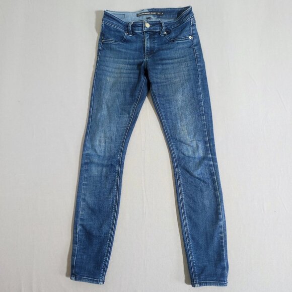 Volcom Brand Jeans women's junior size 25 ink blue colour jeggings stretchy - Picture 1 of 15
